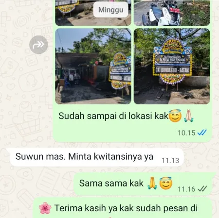 Pengiriman Papan Bunga Duka Jatibening