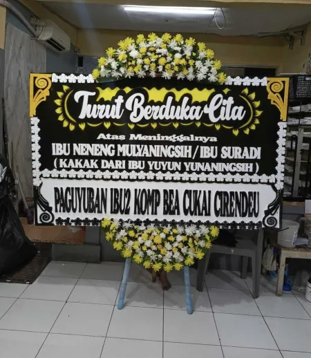 Papan Bunga Duka Jatibening